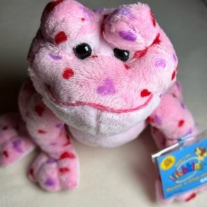 New Webkinz Pink Love Frog with Tag